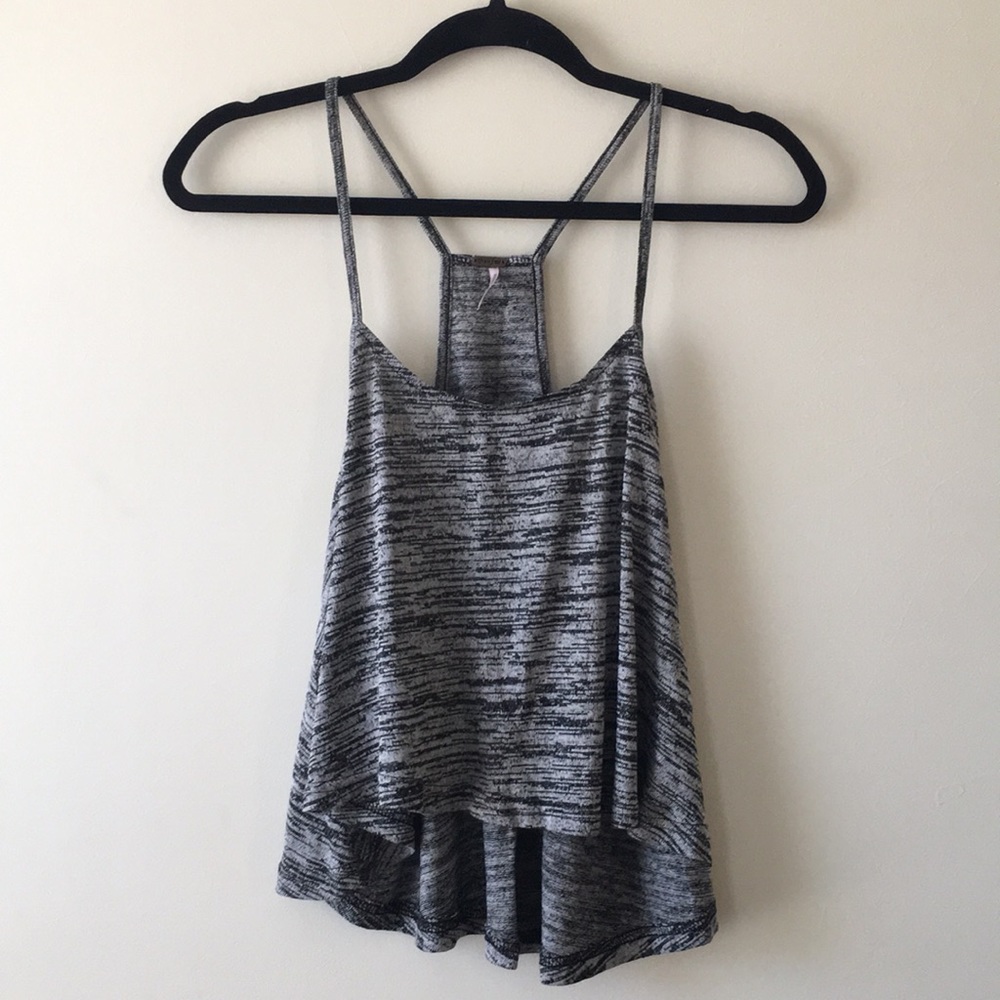 Poof >> NWOT!! Marbled Crop Top